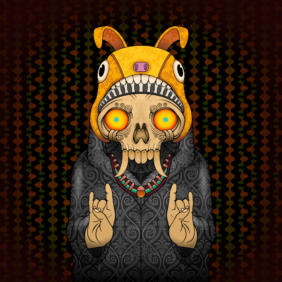 SPsychonauts's tweet photo. Nature does not hurry, yet everything is accomplished.

— Lao Tzu

MINT your Sacred Psychonaut live at https://t.co/IfNZs3HLF3

Collectible #NFT and Original Artwork by @FigHouse_ 

#NFT #NFTCommunity #NFTartist #NFTdrop #NFTCommunity #SacredPsychonauts https://t.co/on1TDUZ9K1