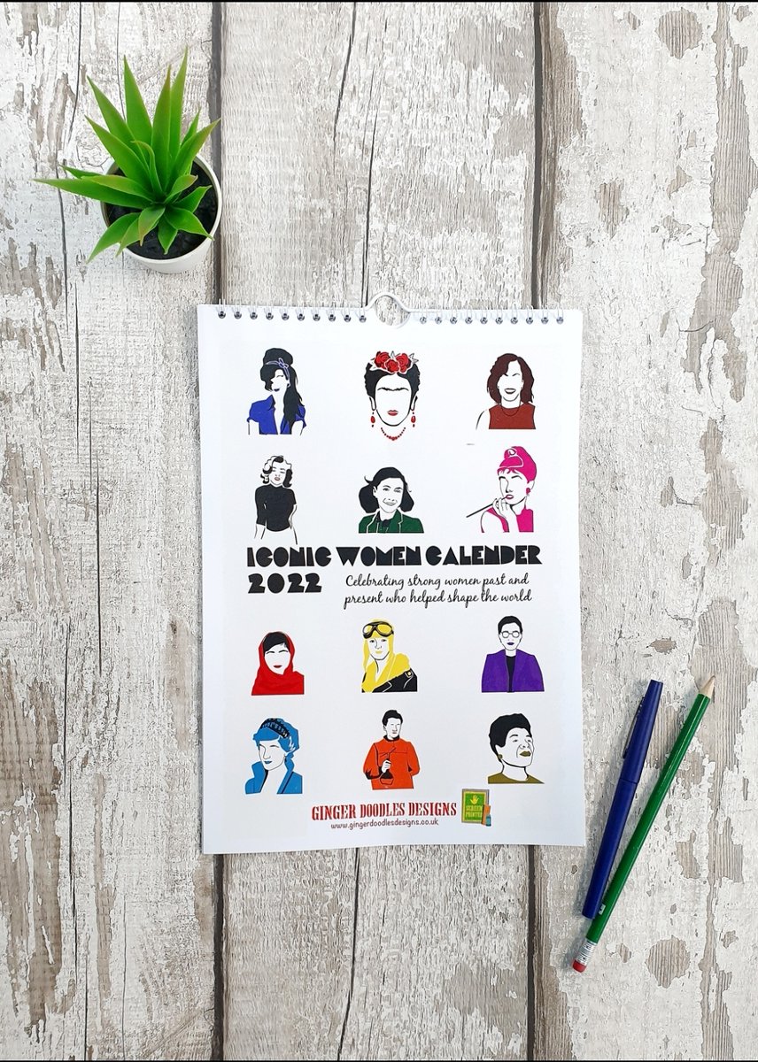 Happy International Women's Day! This year's theme is 'breaking the bias' - imagine a gender equal world, free of bias, stereotypes and discrimination.

#internationalwomensday #internationalwomensday2022  #inspirationalwomen 

gingerdoodlesdesigns.co.uk/shop/p/pre-ord…