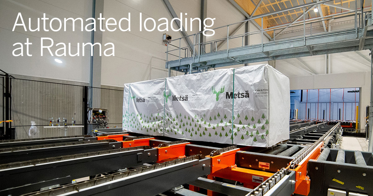 MetsaFibre's tweet image. Automated loading at Rauma sawmill is entirely new for the sawmill industry. Personnel can now concentrate on quality assurance.

Read more: ow.ly/f87050I9S7Y

#MetsäFibre #RaumaSawmill #AutomatedLoading