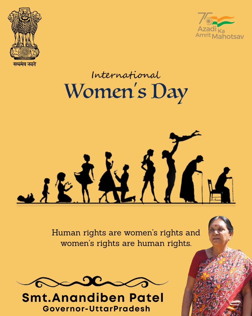 anandibenpatel's tweet photo. समाज को संस्कार,विचार और आकार प्रदान करनें वाली सभी नारीशक्ति को अंतर्राष्ट्रीय महिला दिवस की हार्दिक शुभकामनाएँ….🙏 #HappyWomensDay2022 
#HappyWomensDay https://t.co/91dCeWjuKL