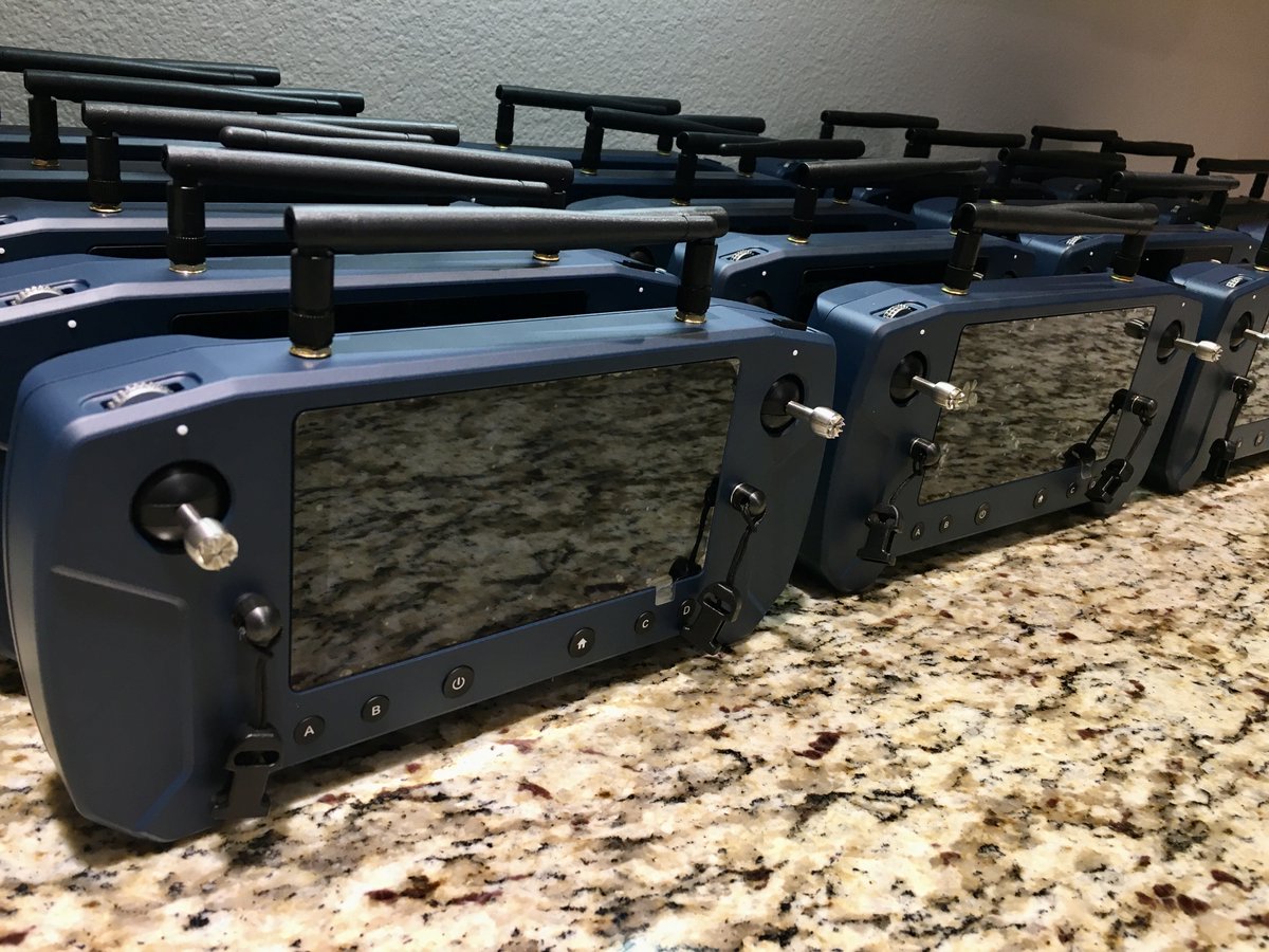 NWblueUSA's tweet photo. Another batch of Herelink Blues, ready to ship. Manufactured in Portland, Oregon USA with local and foreign components.
#herelink #cubepilot #blueUAS #UAV https://t.co/KbfhMXmlFF