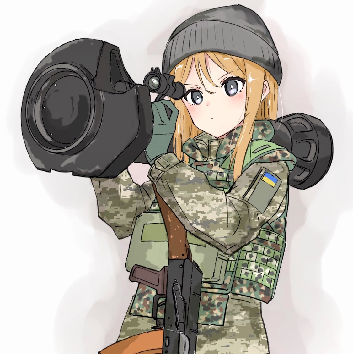 「JGSDF body armor in Ukraina🇯🇵🇺🇦 」|輕歩🔞のイラスト