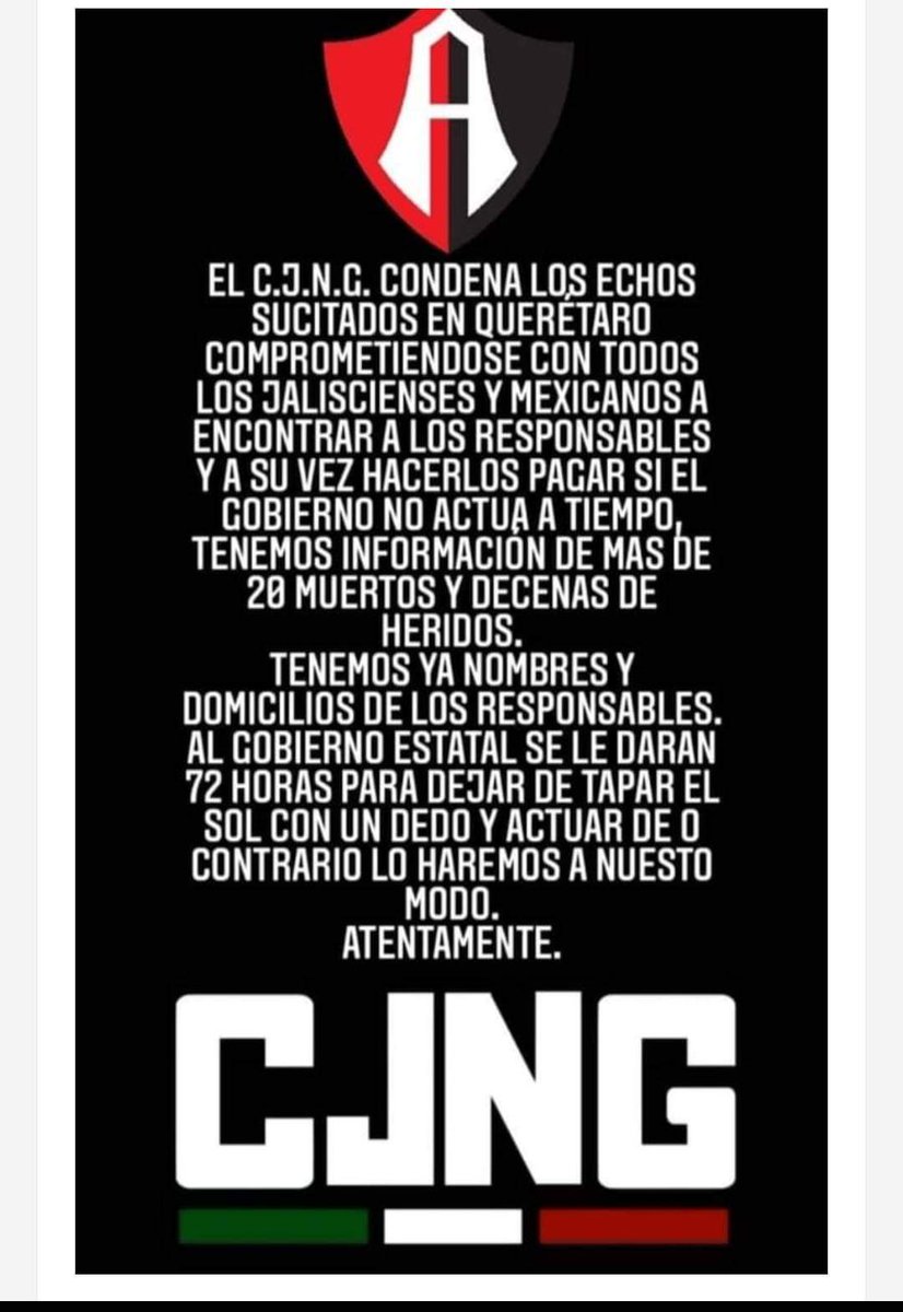 BobMenchaca's tweet photo. @Adriana67465154 @Club_Queretaro Ese mensaje anda por todas las redes. https://t.co/xJHSepyMJA