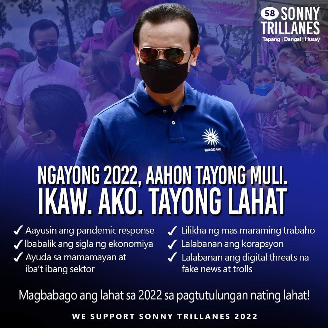 _rainbowfighter's tweet photo. These are #MySenators โ
#58TrillanesSaSenado
Pandemic response
Economic recovery
Government aid to families and different sectors
Job creation
Anti-corruption
Fight fake news and trolls
#LeniKikoTeam2022 https://t.co/Ujz8fWftsW