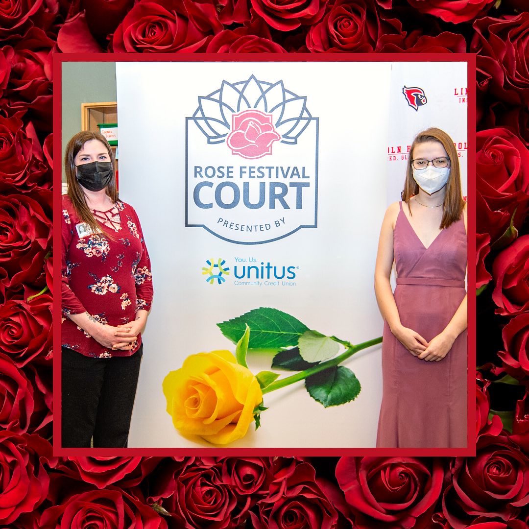 UnitusCCU's tweet photo. 🎉 Congrats and welcome to the 2022 @PDXRoseFestival Court, Princess Bailey of Lincoln HS! She'll be working with her Unitus mentor, Jessica Acosta, during her Rose Festival journey. Exciting times ahead!🌹 #YouUsUnitus #HopeReigns #CUdifference https://t.co/SWprrpm6bx
