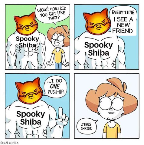 SPKYSHIB's tweet photo. 1)Follow us, 2)like and 3)retweet! Random person below who does these will get: 

🏅5 trillion SpookyShiba! https://t.co/Qs6tKxP2US