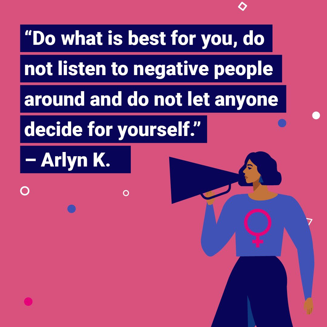 We asked you what work-related advice would you give to your younger self. 

Here's some of the wisdom you shared. #IWD2022