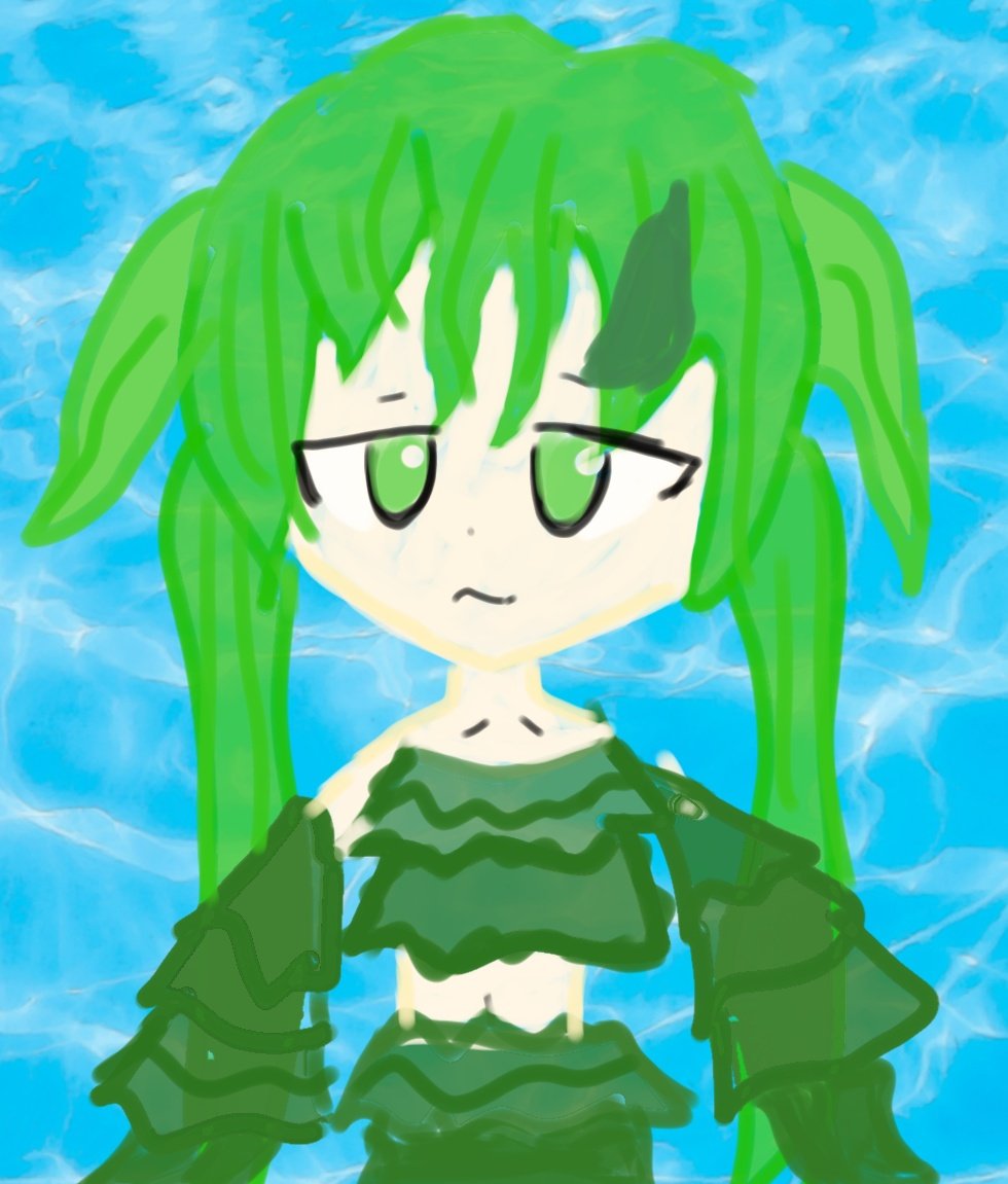 パペドール 妖怪わかめ女 昨日のギャラティックフォンで突貫で作ったけど割と気に入ってる T Co Hjaweydrvx Twitter