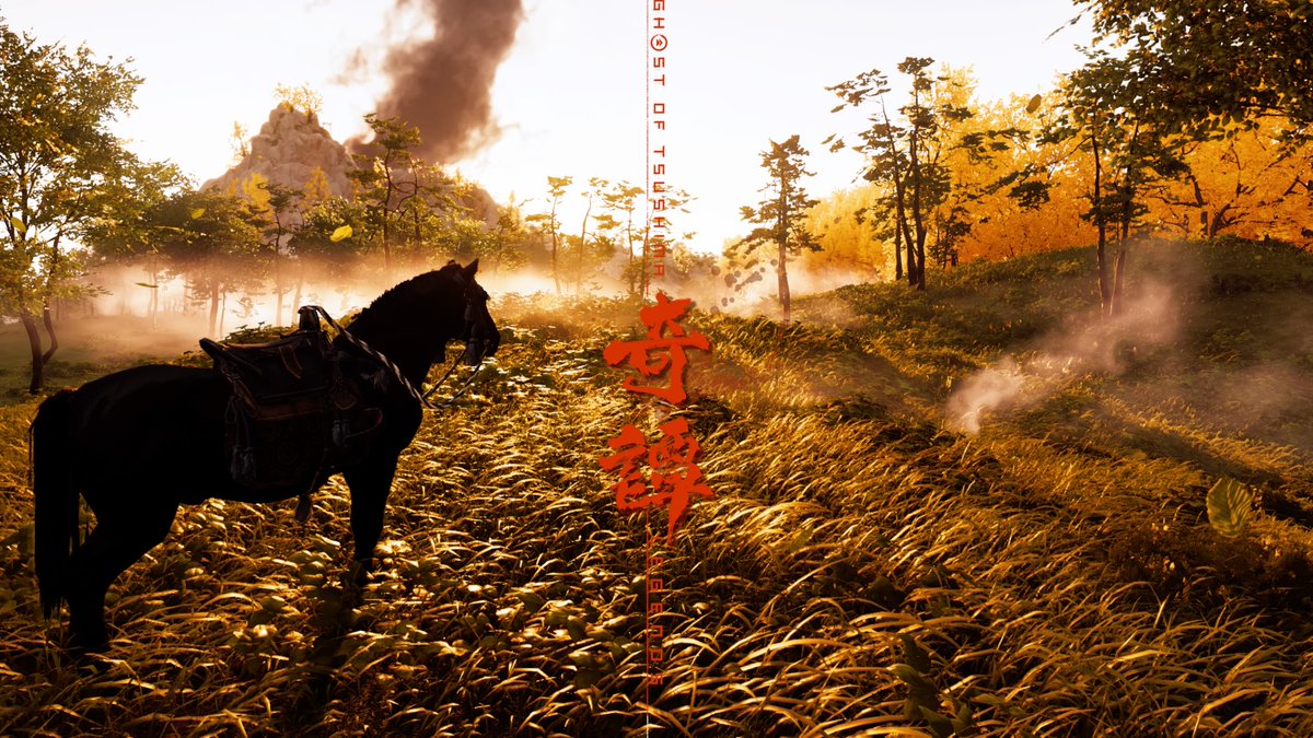crystacatYT's tweet photo. Fuggin beautiful  #GhostOfTsushima https://t.co/JdVYPuNvuN