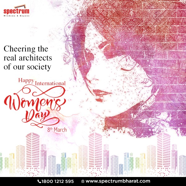 SpectrumUpvc's tweet photo. A girl's journey into womanhood is filled with many struggles. Teach your girl to be able to handle challenges, deal with tough people, and be an example of a strong woman.
Happy Women's Day!🥰
#BreakTheBias #WomensDay #WomensDay2022 #IWD2022 #spectrumbharat  #upvcwindows https://t.co/T9NH3WhSuC