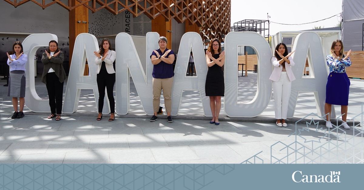 CanadaExpo's tweet photo. On #InternationalWomensDay, and every day, we imagine a #GenderEqual world.

With #TheFutureInMind, diversity and inclusion are at the core of Canada’s values as we work together to #BreakTheBias.

Learn more: https://t.co/LijXIYkdsS https://t.co/eoxTSNLd6O