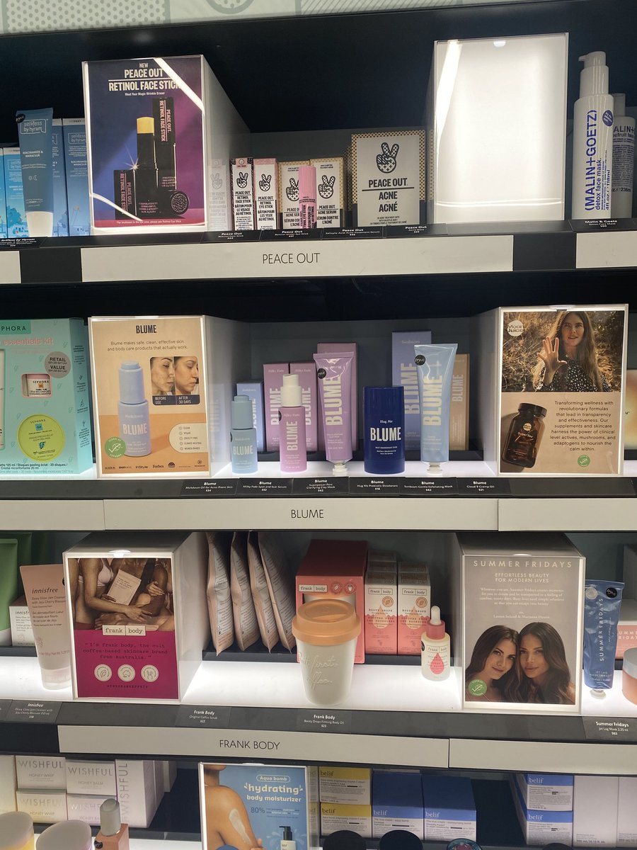 Sharing some big news today:<a href="/meetblume/">BLUME</a> launched nationwide at <a href="/Sephora/">Sephora</a> Canada locations with all products on The Next Big Thing wall !! 🥳💜