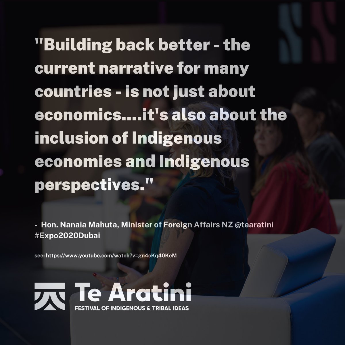 It’s #InternationalWomensDay &amp; we’re celebrating Indigenous women of #TeAratini. Did you know around 60% of our presenters were #IndigenousWomen! 🥰 Hear their stories, learn from their perspectives, and marvel at their talents youtube.com/channel/UC1sTv…
#Expo2020Dubai #IWD2022