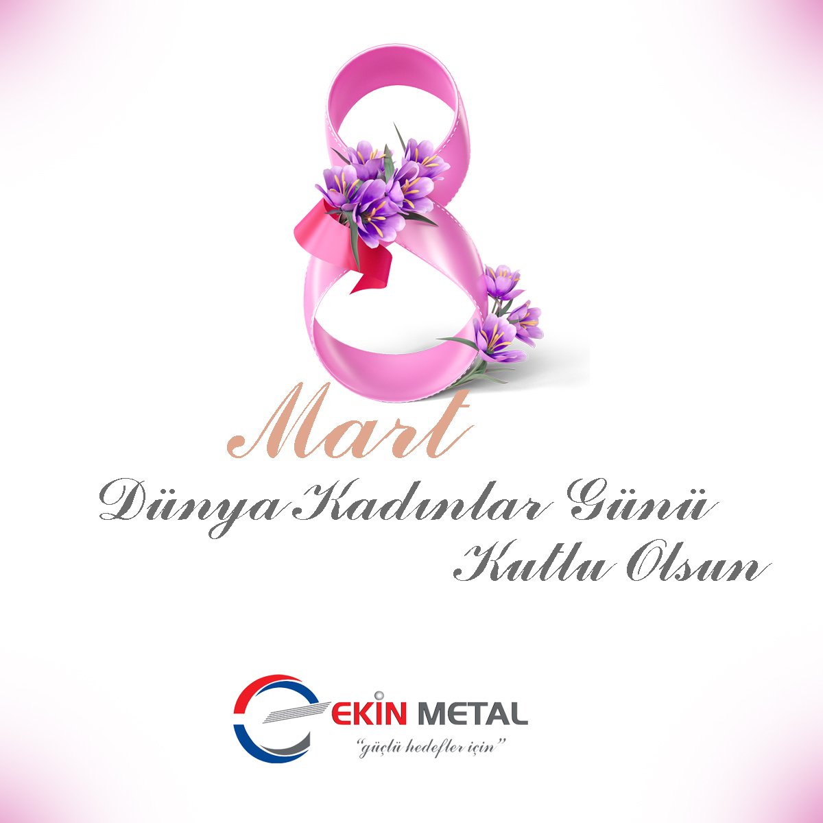 ekin_metal's tweet photo. 8 Mart Dünya Kadınlar Günü Kutlu Olsun 💐

#8martdünyakadınlargünü #8Mart #ekinmetal #ostim #demircelik #KadinlarGunu https://t.co/uQ3lPdiLxS
