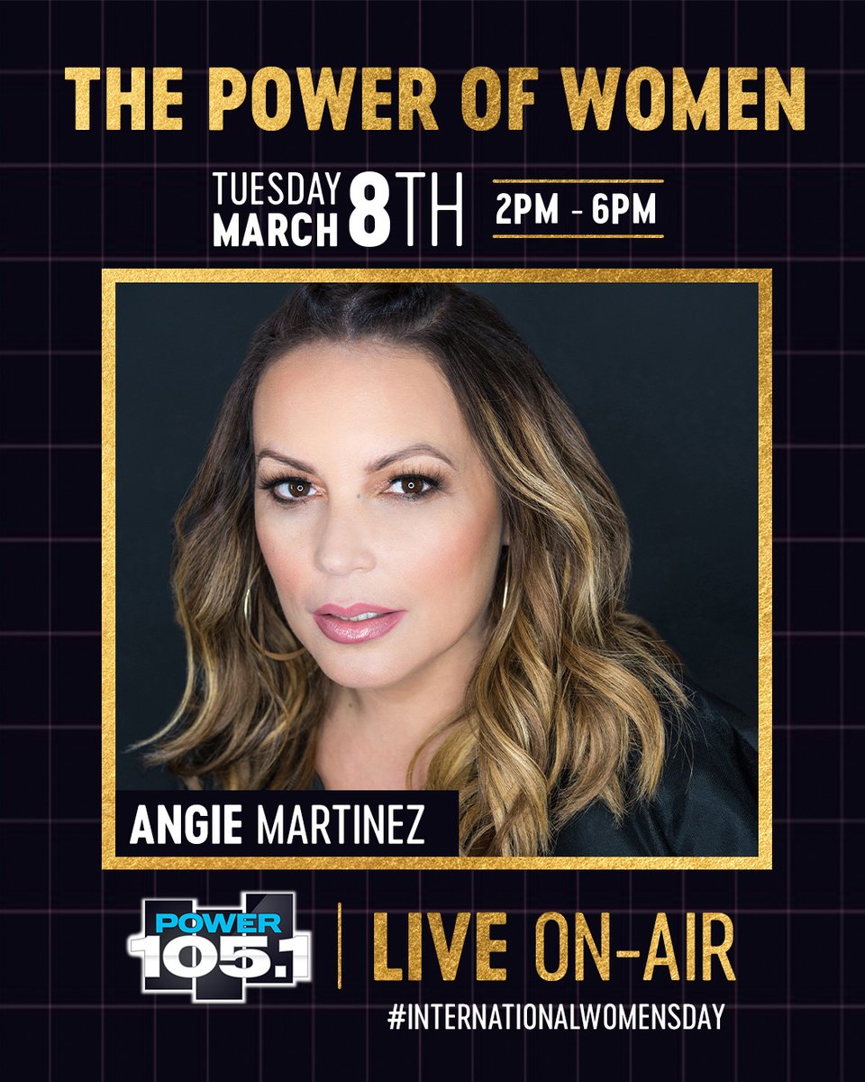 Power1051's tweet photo. .@angiemartinez is live for International Women's Day!!!
@nylasymoneee will be going ๐ for that #Liveatfivemix
Listen live: https://t.co/dxFfW22jtZ
The Power Of Women #InternationalWomensDay https://t.co/VCeD7DELfz