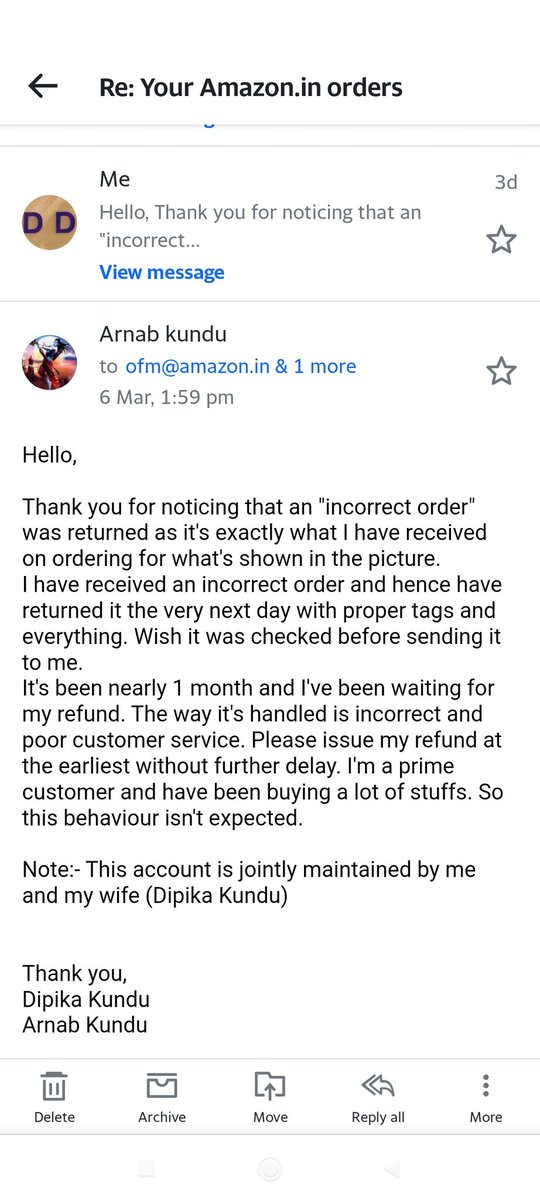 Dipi_Dk's tweet photo. @AmazonHelp Yes. https://t.co/ZpKbDXWF5K