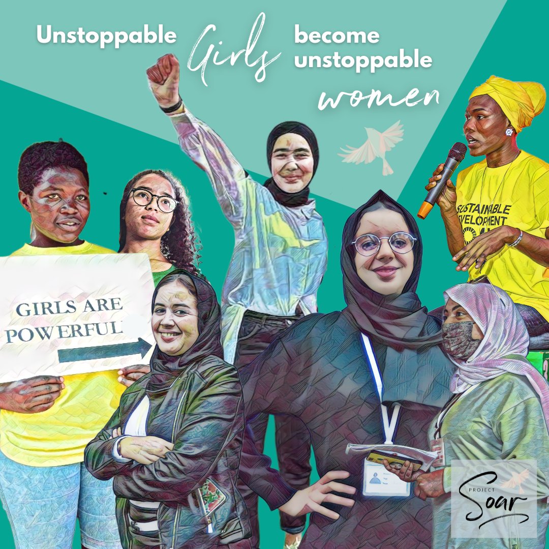 #SoarGirls are #UnstoppableGirls👩🏼‍🤝‍👩🏿👩🏽‍🤝‍👩🏻Take action this #WomensDay with a gift of any amount to our @globalgiving campaign ➡️ bit.ly/3sP8777

#March8 #iwd2022 #girlsrights #Feminist #genderbias #generationequality #womensdayeveryday #SoarMovement #GlobalGiving