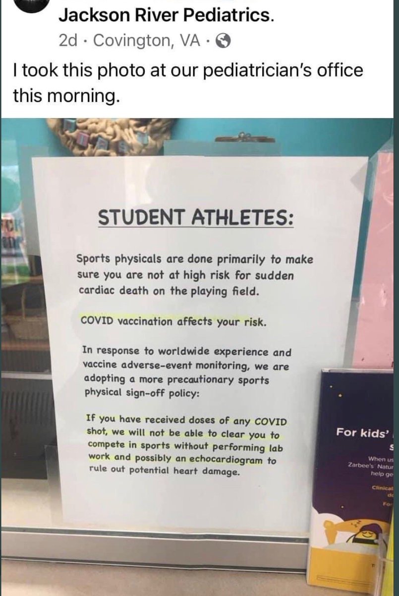 nextlevelbb's tweet photo. Should healthy kids be taking the shot? I think this answers that question loud and clear! https://t.co/WOwjfOBSoS