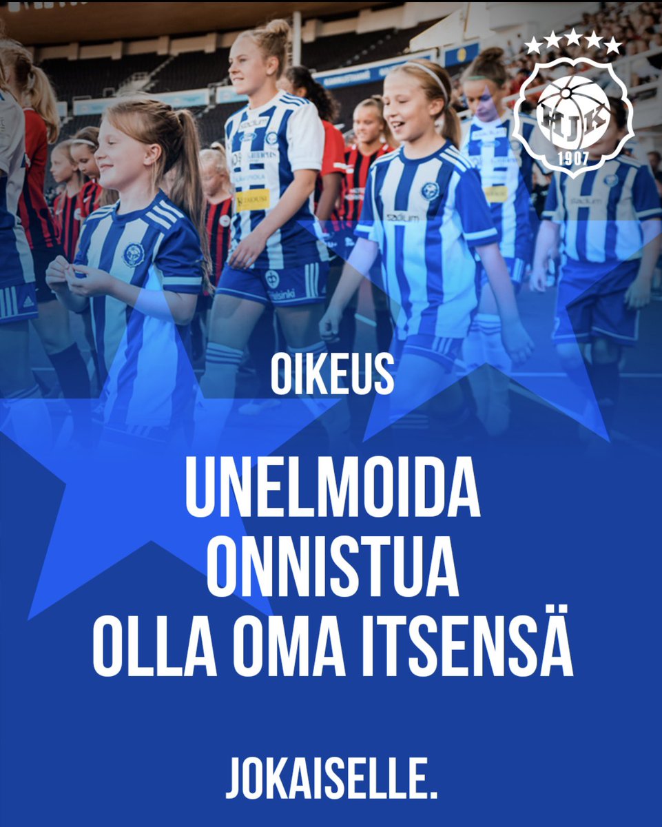 MuurinenTimo's tweet photo. Me Klubissa lupaamme kohdata jokaisen pelaajan, valmentajan ja työntekijän sellaisena kuin hän on, yhdenvertaisena, sukupuolesta riippumatta.

Lue lisää 👉 https://t.co/FXg03W0qVg

#HJK #OnVainYksiKlubi #naistenpäivä #IWD2022 https://t.co/SbL1hIFJjk