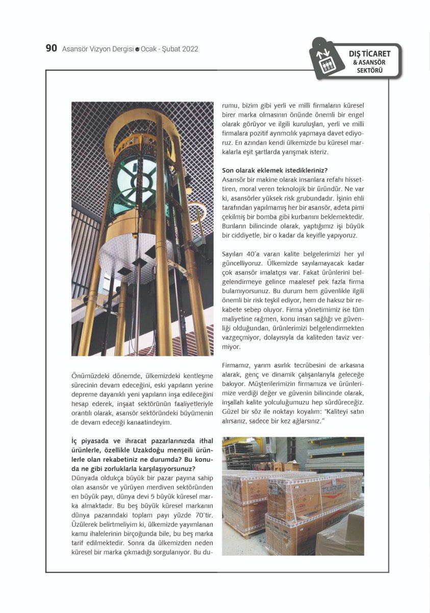 cag_ltd's tweet photo. #asansörvizyondergisi #dışticaret dosya konulu yeni sayısında, Pazarlama Müdürümüz İbrahim İPEK'in röportajına yer verdi. #asansör #elevator #elevatordoors #crippadoors #caginasansor #kalite #ascenseurs #elevators #madeintürkiye #sondakika #quality #asansoristanbul https://t.co/UmjIQ29NcB