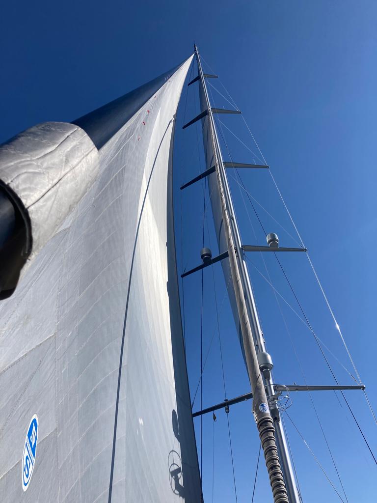 RSBRigging's tweet photo. Yet another beautiful day out on the water; perfect conditions for Royal Huisman built S/Y Blue Papillon.

#royalhuisman #huisman #superyacht #yacht #sailing #sailingyachts #rigginginpalma #rigstep #stpshipyard #stppalma #worldsbestyachtriggers https://t.co/b1dSNMeous