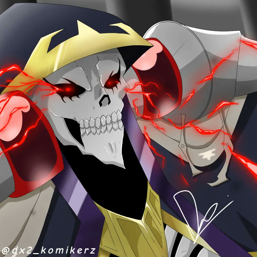 komikerz's tweet photo. Nahhh Fanart Ainz Ooal Gown from Overlords...If you like my art don't forget to like and retweet ✨🔥🔥🔥
#Dx2_komikerz
#overlord_anime 
#fanart https://t.co/5S13PEXBKu