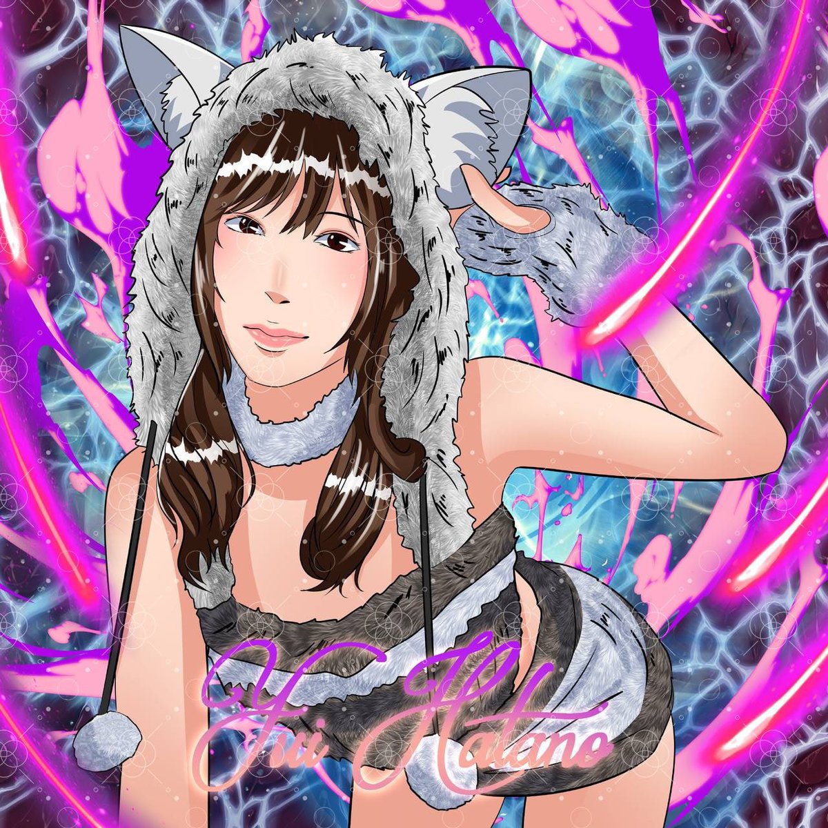LiuWinter's tweet photo. @News_Styley @hatano_yui @tpowersJP My dream girl, you are my Cat! https://t.co/N4MfMlduB2