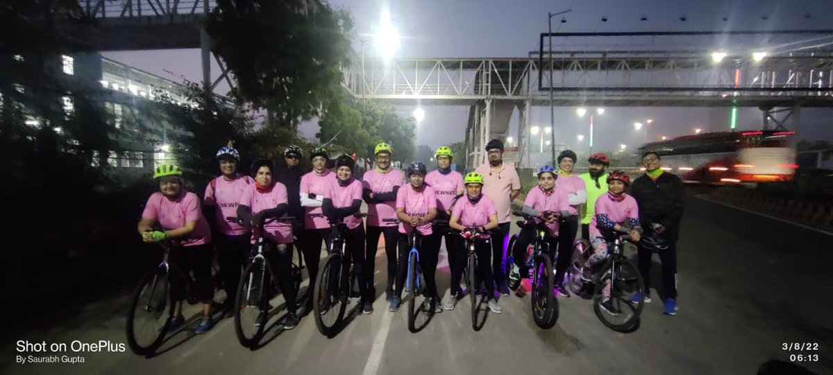 25km cycling by members of Noida Express Cyclists #HappyWomensDay2022 
<a href="/CeoNoida/">CEO, NOIDA Authority</a> 
<a href="/priyankachopra/">PRIYANKA</a> 
<a href="/TOINoida/">TOI Noida</a> 
<a href="/HTNoidaGzb/">HT Noida & Ghaziabad</a> 
<a href="/akshaykumar/">Akshay Kumar</a> 
<a href="/DCP_Noida/">DCP Noida</a> 
<a href="/thekiranbedi/">Kiran Bedi</a> 
<a href="/IChitrangda/">Chitrangda Singh</a> 
<a href="/ParineetiChopra/">Parineeti Chopra</a> 
<a href="/anandmahindra/">anand mahindra</a> 
<a href="/PMOIndia/">PMO India</a> 
<a href="/FitIndiaOff/">Fit India Movement</a> 
<a href="/UPGovt/">Government of UP</a> 
<a href="/yadavakhilesh/">Akhilesh Yadav</a>