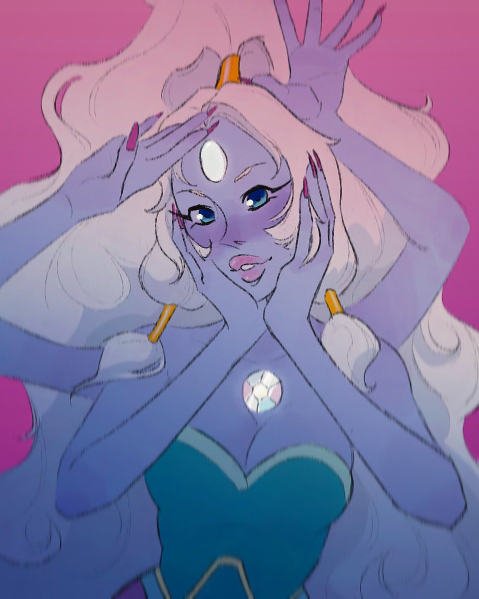 pikioart's tweet photo. drawing my friends wife, opal #StevenUniverse https://t.co/nSDOILTCtZ