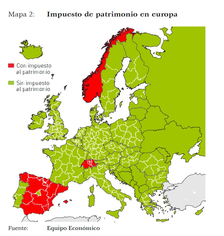 Impuesto de patrimonio en Europa