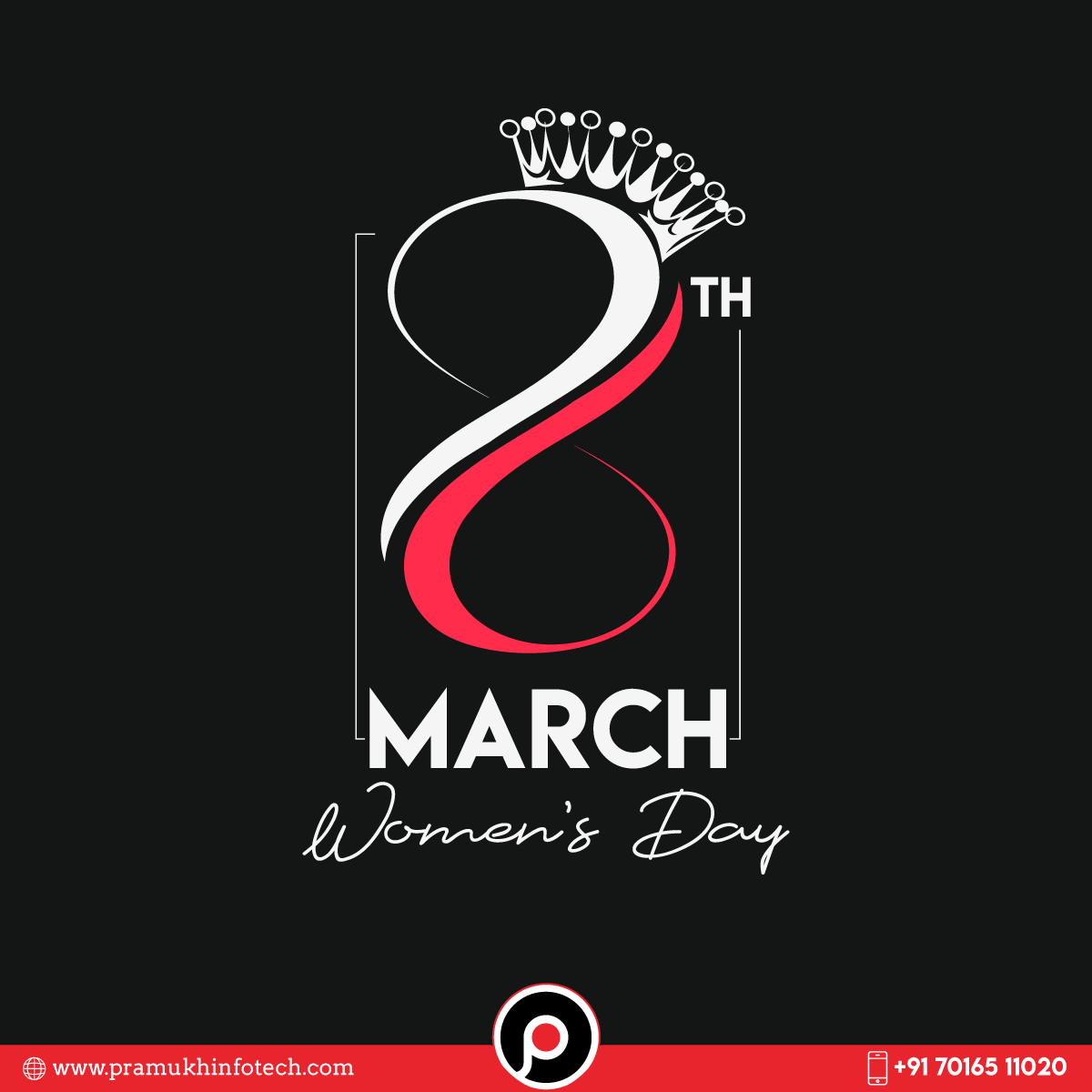 PramukhInfotech's tweet photo. To all the incredible women in the world, shine on, not just today but every single day. Happy Women's Day.

#womensday2022 #happywomensday #internationalwomensday #womenempowerment #inspiringwomen #HappyWomensDay2022 #businesswoman #pramukhinfotech #digitalmarketingagency https://t.co/IJKUWiLoxq