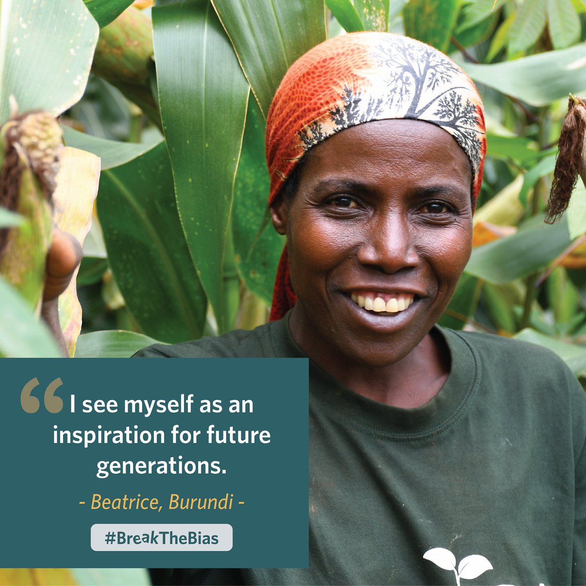 OneAcreFund's tweet image. 💪🏿 Meet Beatrice Kankindi. Mother. Farmer. Leader. 

Beatrice has been farming in Burundi with One Acre Fund since 2012. 

She has since been elected as the leader of her farming group, helping her fellow farmers to harvest even more 🌾.
1/3