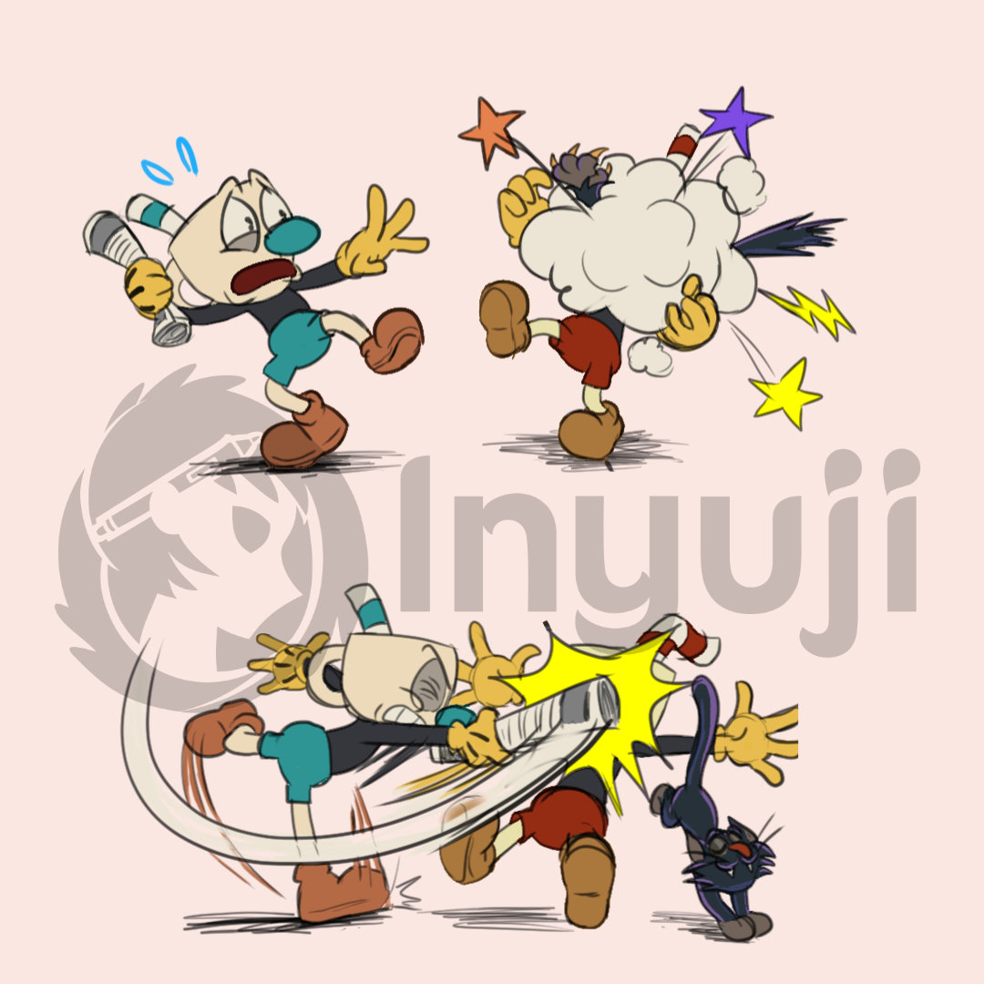 inyujidraws's tweet photo. closeups of the #devilkitty sketches I worked on during stream. sometimes stream at https://t.co/TJdmQr4zSJ #cupheadshow #cupheaddevil #cupheadandmugman https://t.co/xuVAO5Zr7l