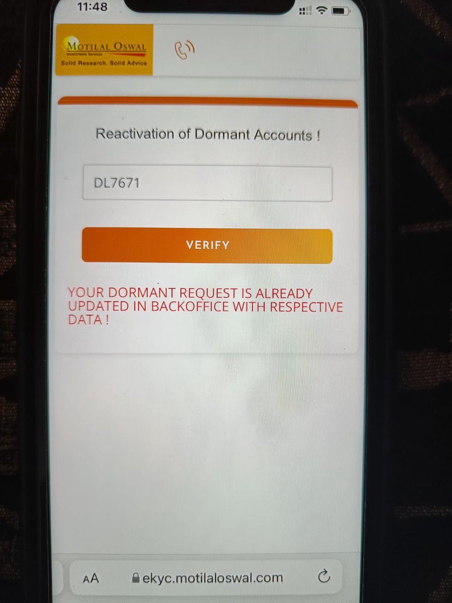 giftedeccentric's tweet photo. @MotilalOswalLtd I can’t trade although I have updated my Dormant account many times. Tried contacting customer care, but they couldn’t provide any resolution. Pathetic service. https://t.co/6jnnVkl8kz