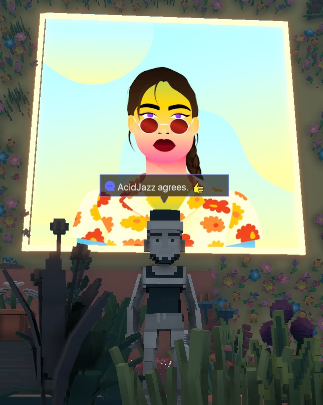 bipo2521's tweet photo. @TheSandboxGame @worldofwomennft I just participated in the daily #SandboxAlphaS2Contest for a chance to earn up to 1,000 $SAND! Day 3 - Selfie with WorldofWomen. Check out my screenshot below! 👇 #SandboxAlphaS2 https://t.co/8j70jRTwxa