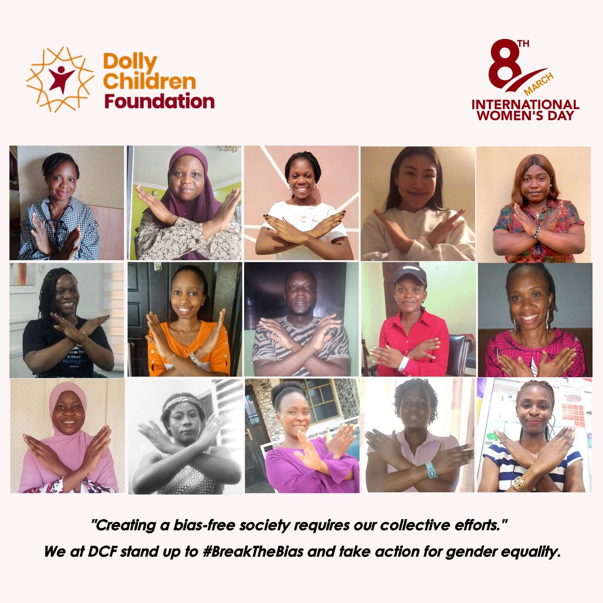 Our collective and individual efforts will massively contribute towards creating a more  gender-equal world. 

This International women's day, we at DCF celebrate women for their social, economic, cultural, and political achievements as they continue to #breakthebias2022.