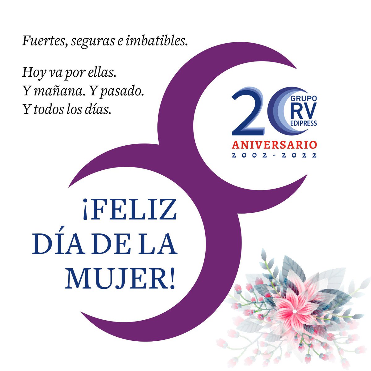 RVEDIPRESS's tweet photo. #BuenosDías y ¡Feliz #DiaInternacionalDeLaMujer! Grandes momentos de la historia los protagonizaron ELLAS. De la historia pasada, la actual y la que está por venir.
#RVEdipress #RVContigo #Diadelamujer #Diadelamujer2022 https://t.co/M8WEdLE5Jk