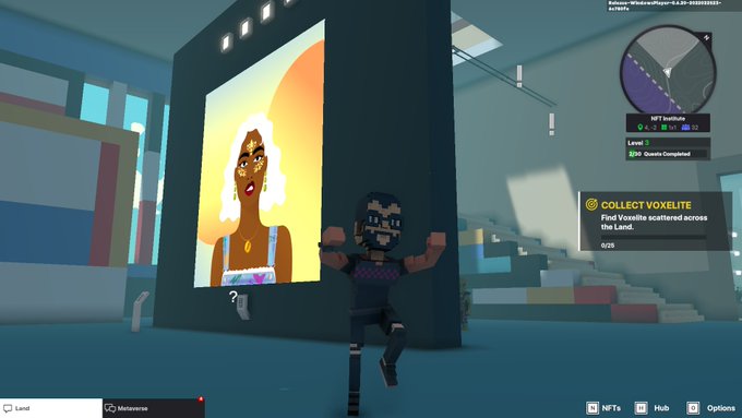 VerdaNe39435126's tweet photo. @TheSandboxGame @worldofwomennft I just participated in the daily #SandboxAlphaS2Contest for a chance to earn up to 1,000 $SAND! Day 3 - Selfie with WorldofWomen. Check out my screenshot below! 👇 #SandboxAlphaS2 https://t.co/fk9sCt47QM