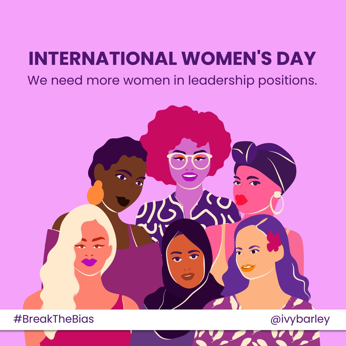 ivybarley's tweet photo. I want to see more women in leadership positions.

To women who are already in places of influence, keep the door open for others. To women who are just starting out, be inspired by the successes of those who have gone ahead.

Happy International Women's Day!

#IWD2022 #IWD22 https://t.co/QPuJyj3TAe