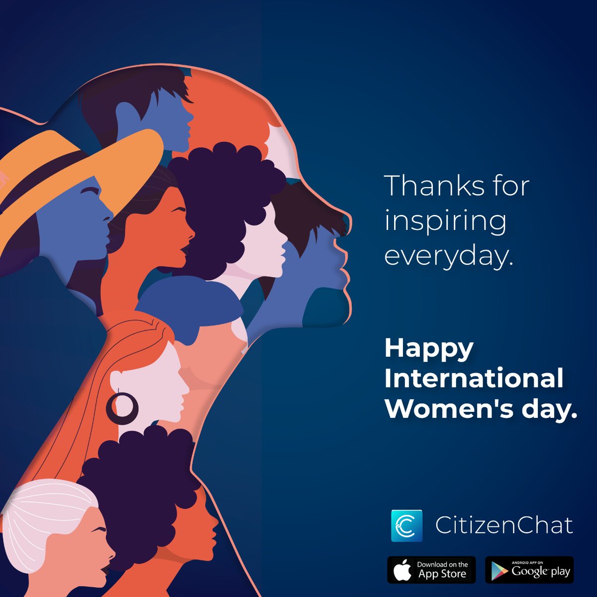 CitizenChat_inc's tweet photo. Kudos to all the strong, brave and amazing women who are paving their way for the future change makers.  CitizenChat wishes you all Happy Women’s Day.

#womenempowerment #womenpower #WomensDay2022 #womenpower #womeninspiringwomen  #InternationalWomensDay2022 https://t.co/6BcGbxAgUI