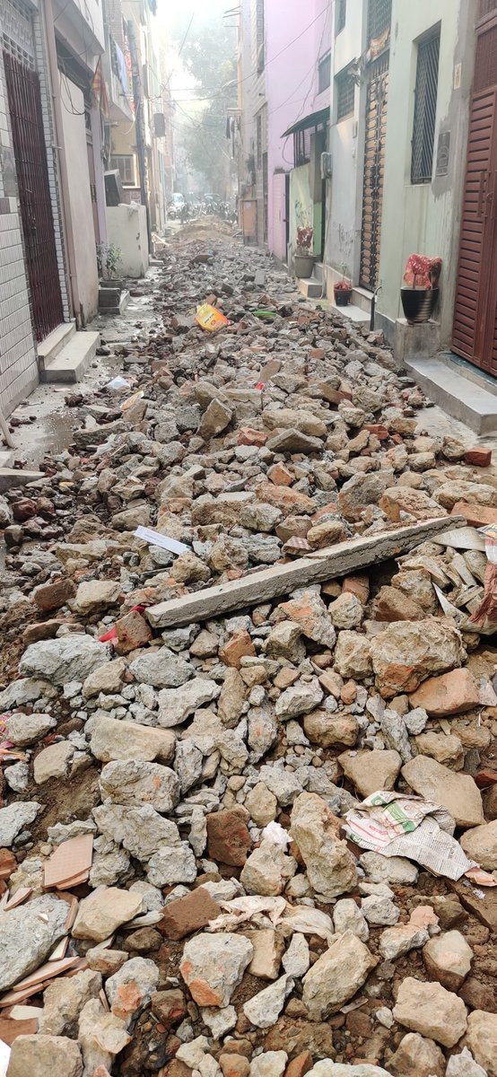 ankushvarma's tweet photo. @AjayMahawarBJP this is c-1 yamuna vihar Street from last one week no work in progress many mosquitos are coming facing problem please help here https://t.co/EDDG1F8xW0