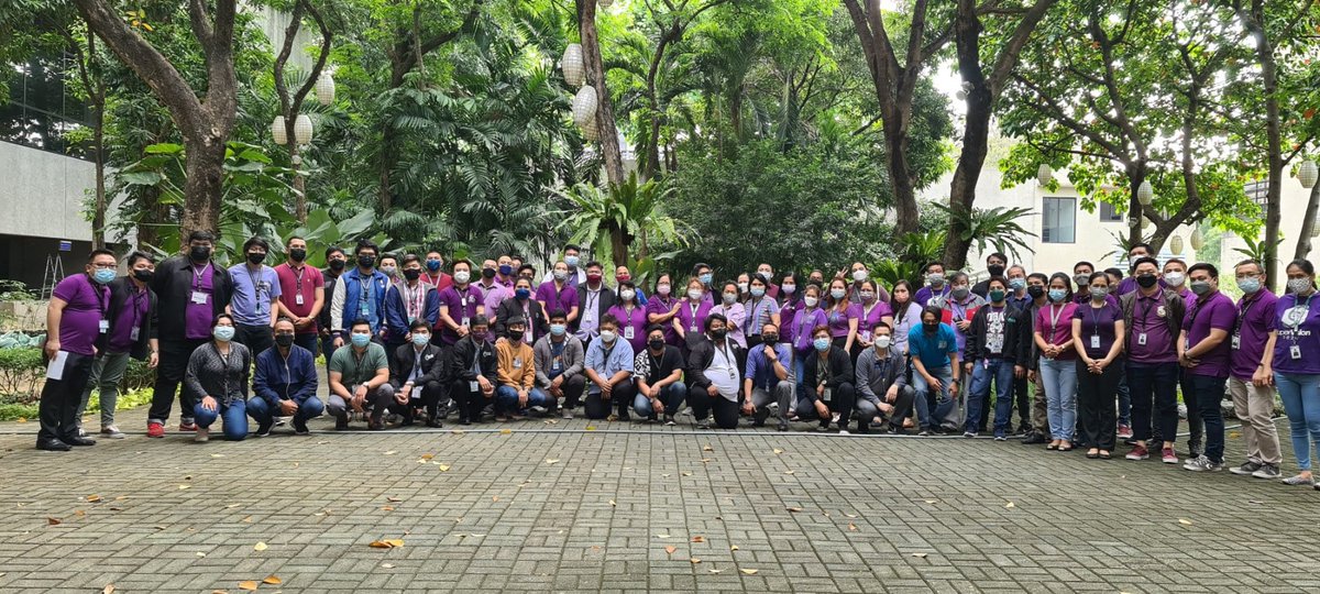 SEC_Philippines's tweet photo. GAD advocates from the Securities and Exchange Commission support the #PurpleTuesdays Advocacy Initiative in celebration of National Women's Month 2022.
#WomenMakeChange
#NationalWomensMonth2022
#EasyAtSEC https://t.co/cGM62oKohb
