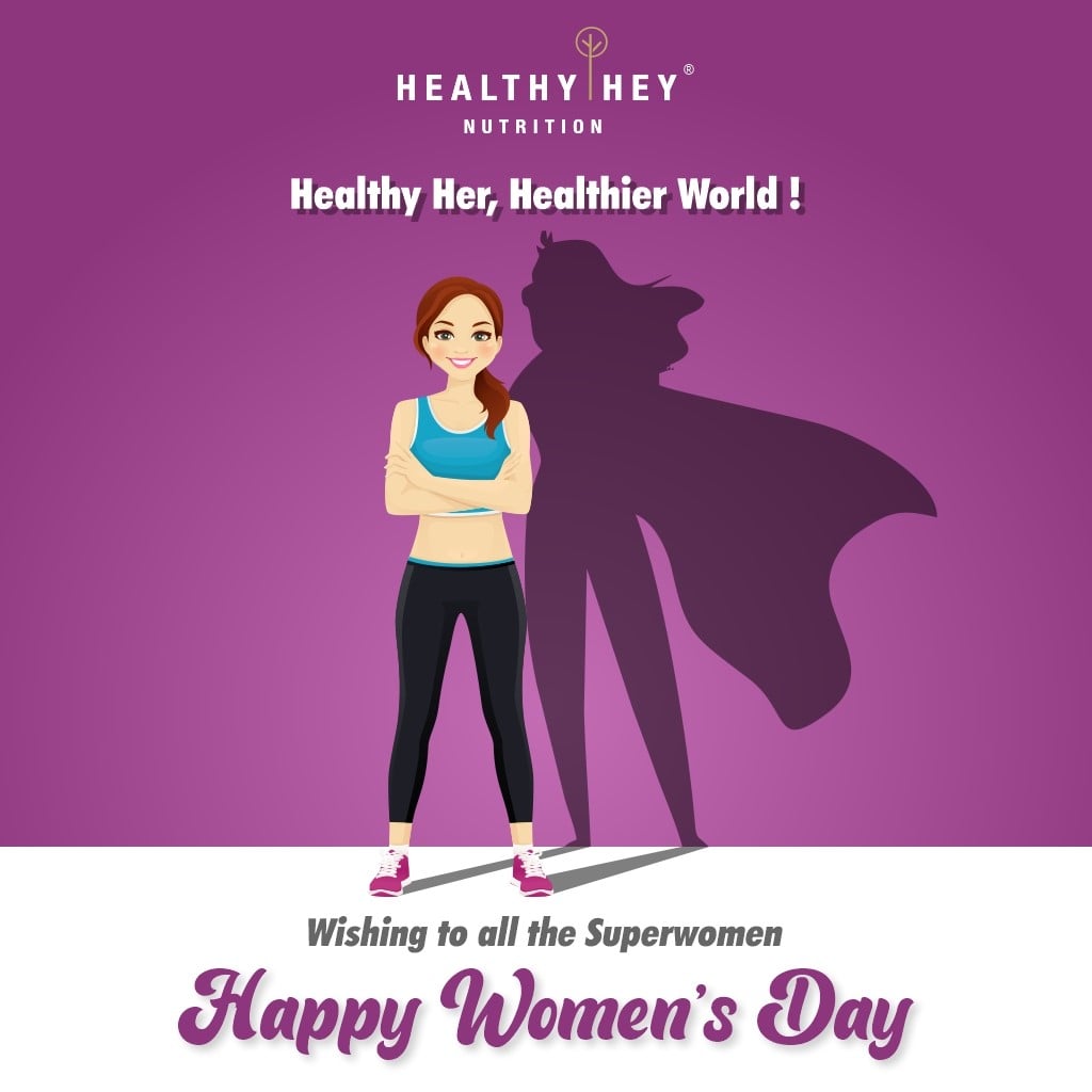 HealthyHey's tweet photo. Tag all the strong and brave women in your life. Happy Women's Day 
#womensday #womensday2022 #HappyWomensDay https://t.co/tzjQ7ck3c3