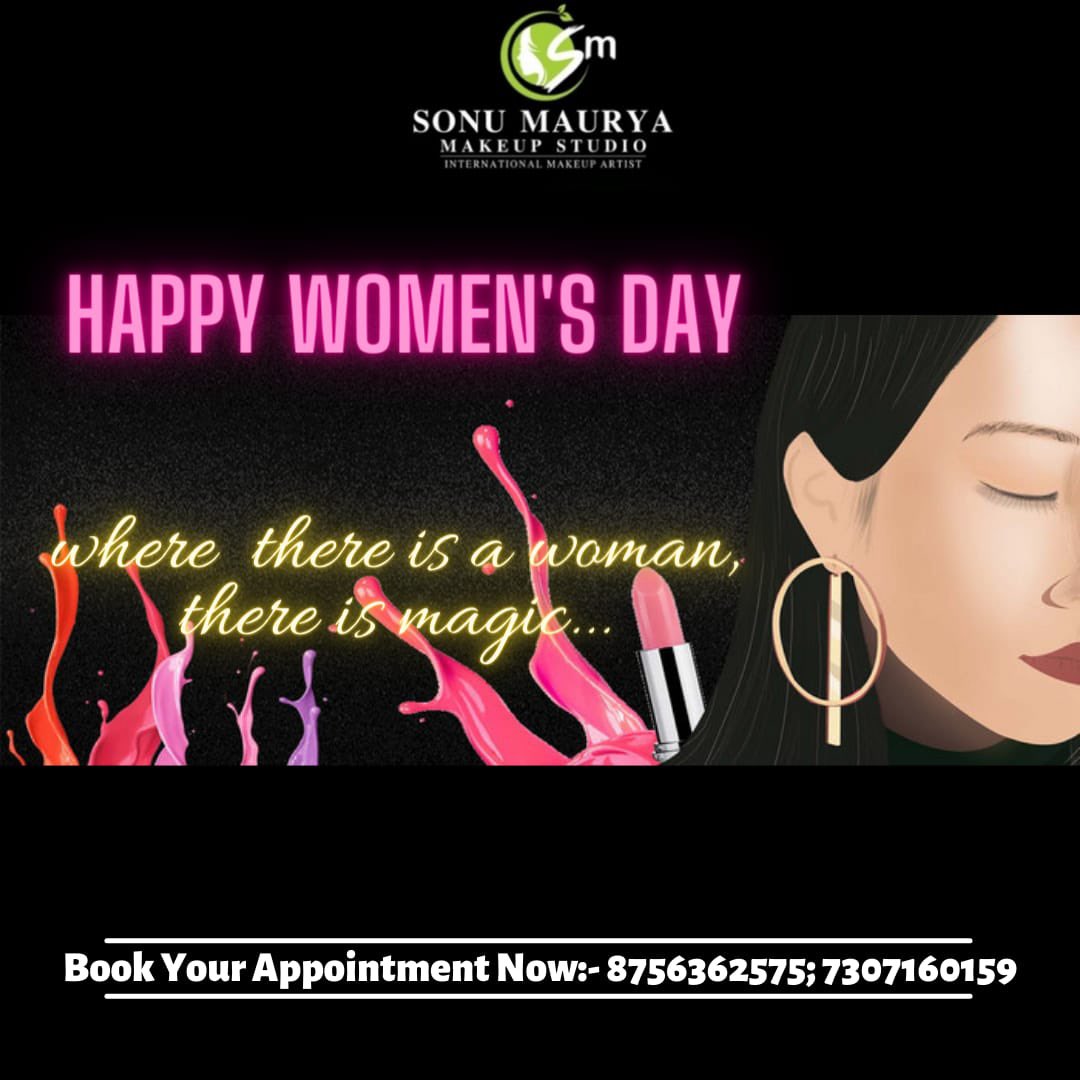 sonu_makeup's tweet photo. @sonu_makeup happy women’s day 
#InternationalWomensDay2022 #HappyWomensDay2022 #sonumauryamakeupstudioacademy https://t.co/8ua7XC47iu