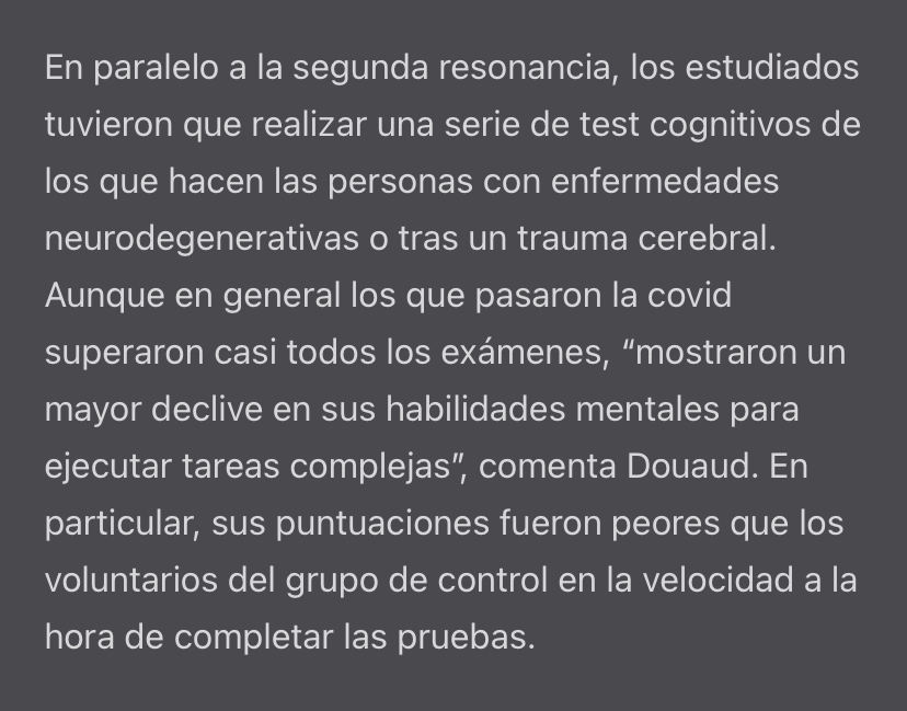 canal_salud's tweet photo. El #SARSCoV2 / #COVID19 produce una reducción de materia gris en el cerebro, incluso en casos de infección “leve”. https://t.co/lRKDqjuPPT https://t.co/oWZaV15edd