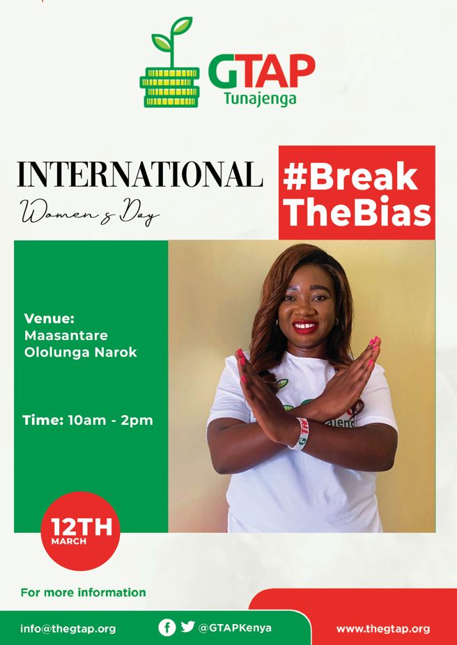 GTAPKenya's tweet photo. During this International Womens Day, GTAP will celebrate efforts by men &amp; women that have gone a long way in making kenya a more equitable Society For women.
@IsaacKalua
#HappyWomensDay
#TukutaneNarok
#gtaptunajenga
#IWD2022 #ThinkGreenActGreen https://t.co/EhTTkkCAq0