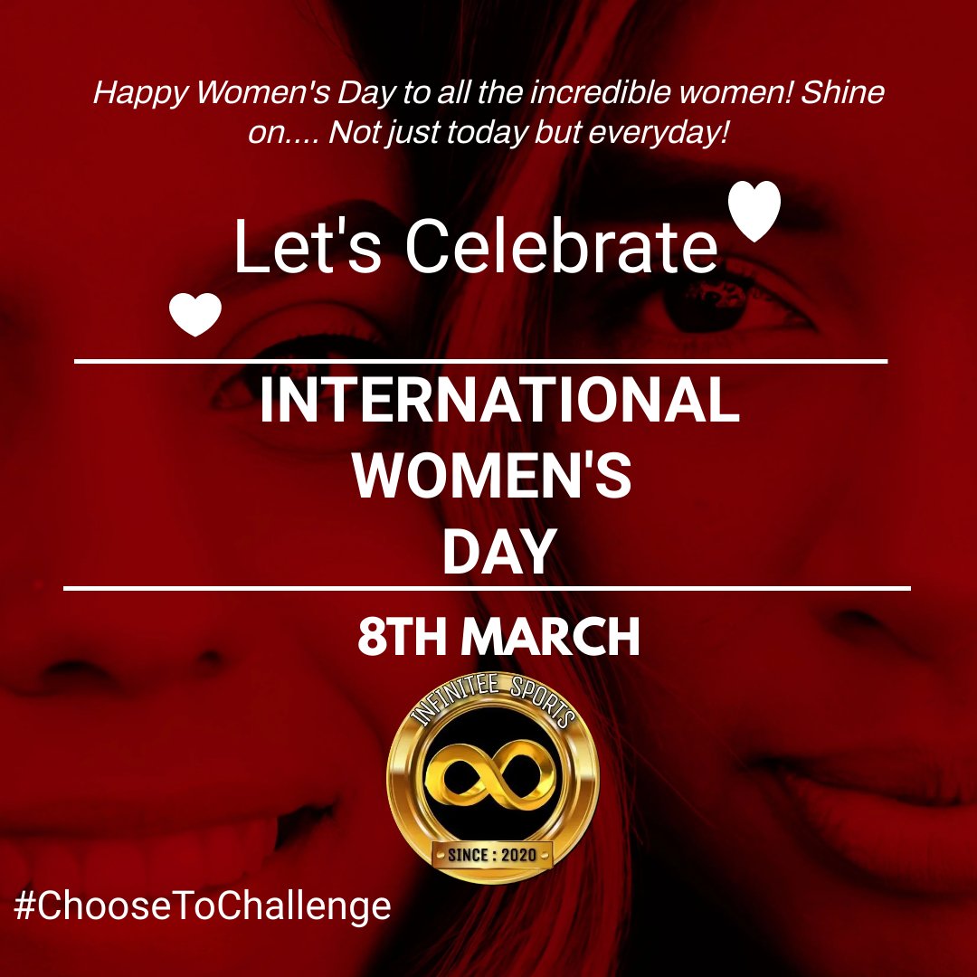 SportsInfinitee's tweet photo. A day to salute and cherish the unwavering spirit of never giving up and nurturing those around them. 
#InternationalWomensDay2022 https://t.co/S9NHGgve8Z