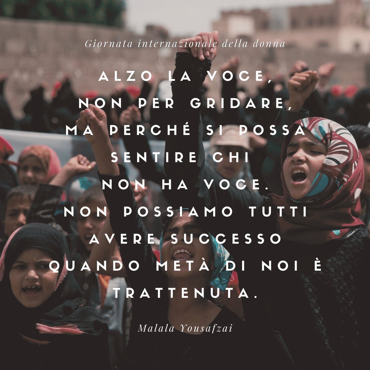 CentroSCP's tweet photo. 💪 Il Centro Studi per la Cultura Psicologica vuole dedicare la #GiornataInternazionaleDellaDonna a tutte le donne Ucraine, Russe, Palestinesi, Afghane, Siriane, Irachene, Yemenite e Bosniache che lottano per la #libertà.

©Image: AP by Hani Mohammed

#CSCP2022#CulturaPsicologica https://t.co/B23kFepKVk