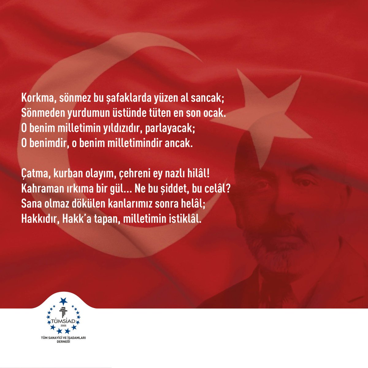İstiklâl Marşımızın kabulünün 101. yıldönümünde istiklal mücadelemizin bütün kahramanlarını rahmet ve minnetle yâd ediyoruz.

#İstiklalMarşı