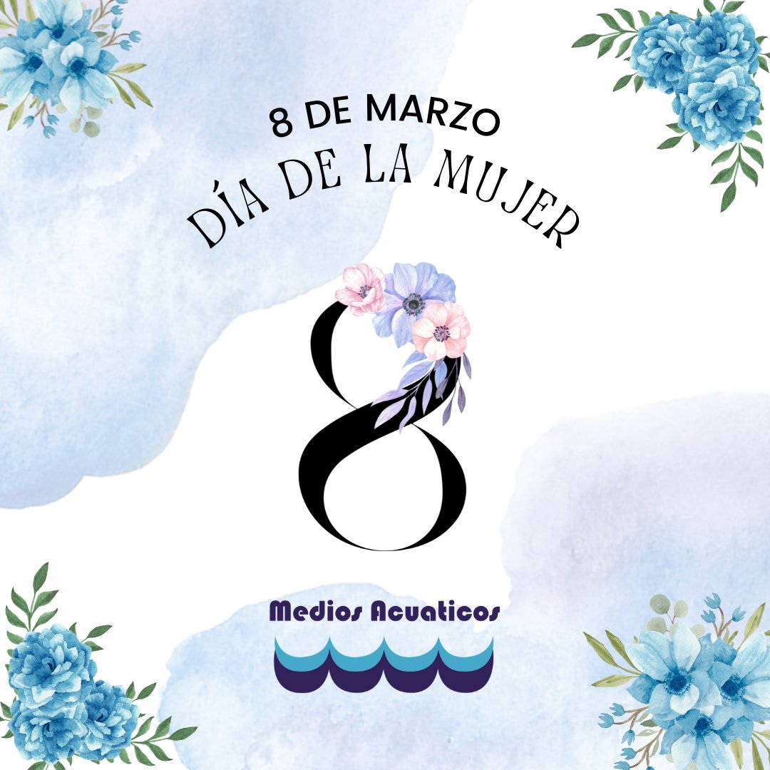 MEDacuaticos's tweet photo. 8M, 8 de Marzo, Feliz día de la mujer

¡Felicidades a todas las mujeres del mundo! 🎉

A las madres 🤰, hijas 👧, abuelas 🤶, hermanas 👩, tías👵, sobrinas 💃... Estamos muy orgullosos de todas vosotras 👏👏👏 https://t.co/5G2X9uTdp4